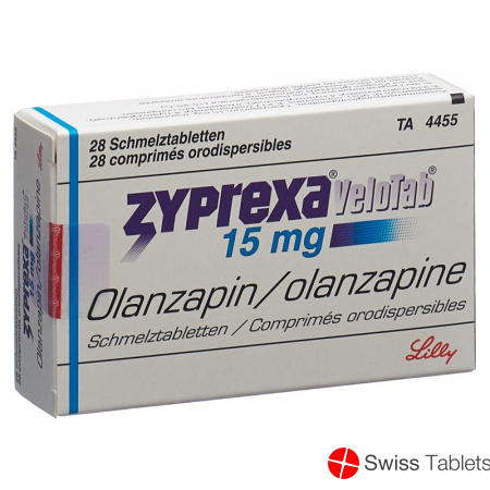 Zyprexa Velotab Tabletten 15mg 28 Stück buy online