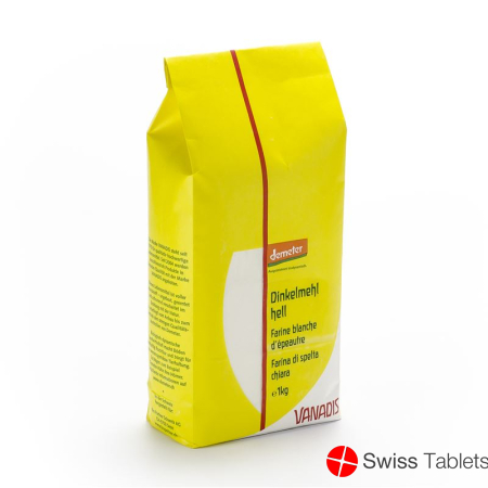 Vanadis Dinkel Mehl Hell Demeter Beutel 1kg buy online