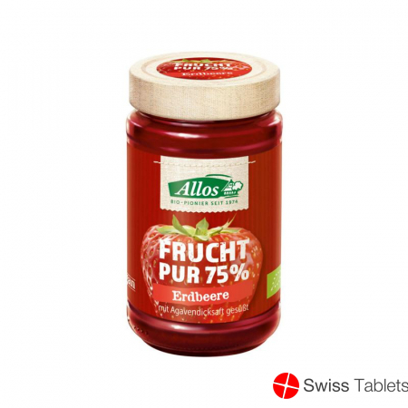 Allos Frucht Pur Konfitüre Erdbeere Bio 250g buy online