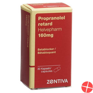 Propranolol Retard Helvepharm Kapseln 160mg 30 Stück