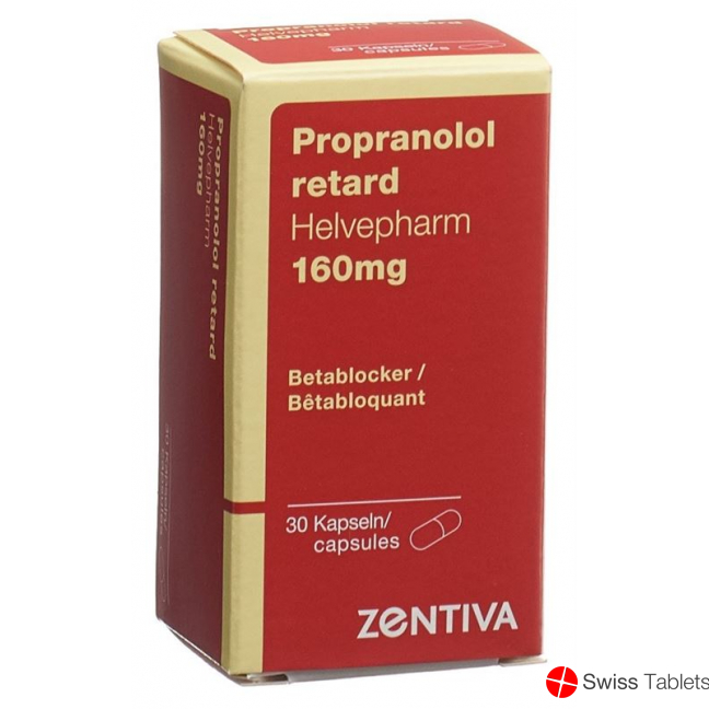 Propranolol Retard Helvepharm Kapseln 160mg 30 Stück buy online