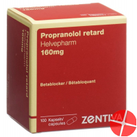 Propranolol Retard Zentiva Retard Kapseln 160mg 100 Stück
