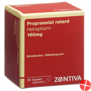 Propranolol Retard Zentiva Retard Kapseln 160mg 100 Stück