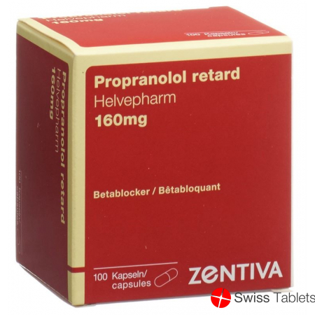 Propranolol Retard Zentiva Retard Kapseln 160mg 100 Stück buy online