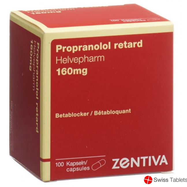 Propranolol Retard Zentiva Retard Kapseln 160mg 100 Stück buy online