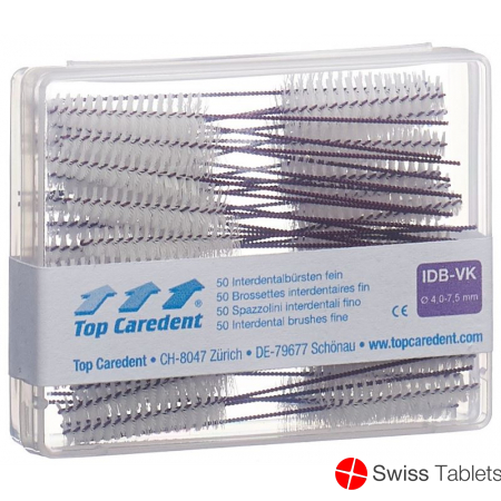 Top Caredent IDB-VK Interdentalbürsten Violet Konisch 50 Stück buy online