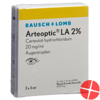 Arteoptic LA Augentropfen 2% 3 Flasche 3ml