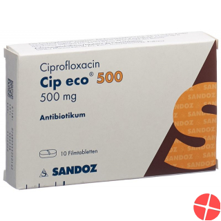 Cip Eco Filmtabletten 500mg 10 Stück