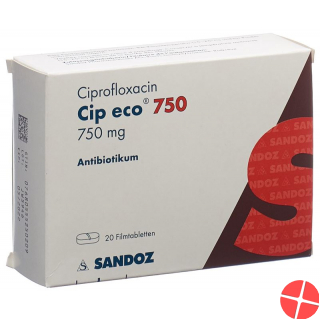 Cip Eco Filmtabletten 750mg 20 Stück