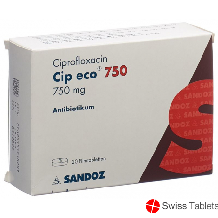Cip Eco Filmtabletten 750mg 20 Stück buy online