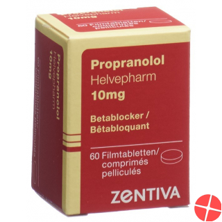Propranolol Zentiva Filmtabletten 10mg Dose 60 Stück
