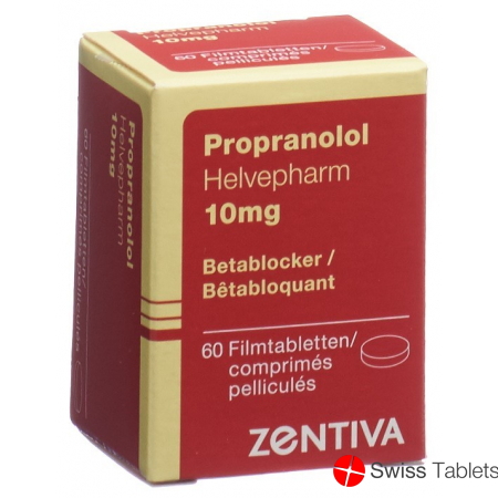 Propranolol Zentiva Filmtabletten 10mg Dose 60 Stück buy online