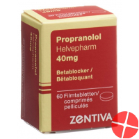 Propranolol Zentiva Filmtabletten 40mg Dose 60 Stück