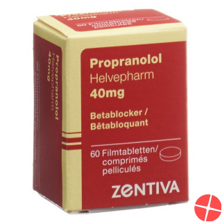 Propranolol Zentiva Filmtabletten 40mg Dose 60 Stück
