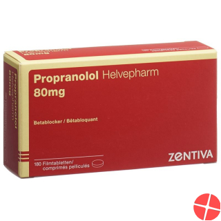 Propranolol Zentiva Filmtabletten 80mg Dose 180 Stück