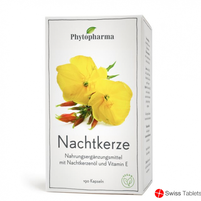 Phytopharma Nachtkerze Kapseln 500mg 190 Stück buy online