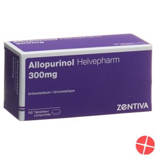 Allopurinol Zentiva Tabletten 300mg 100 Stück