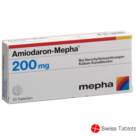 Amiodaron Mepha Tabletten 200mg 20 Stück buy online Amiodaron Mepha Tabletten 200mg 20 Stück buy online