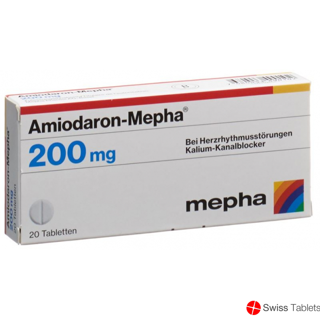 Amiodaron Mepha Tabletten 200mg 20 Stück buy online Amiodaron Mepha Tabletten 200mg 20 Stück buy online