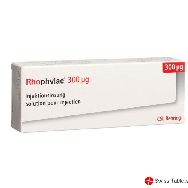Rhophylac Injektionslösung 300mcg/2ml Fertigspritze 2ml buy online