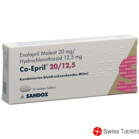 Co Epril Tabletten 20/12.5mg 30 Stück buy online