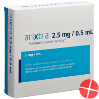 Arixtra Injektionslösung 2.5mg/0.5ml 10 Fertigspritzen 0.5ml