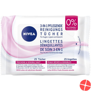 Nivea Pflegende Reinigungstücher 25 Stück