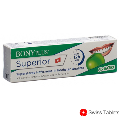 Bony Plus Haftcreme Superstark 12 Stunden Tube 40g buy online