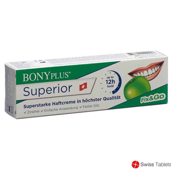 Bony Plus Haftcreme Superstark 12 Stunden Tube 40g buy online