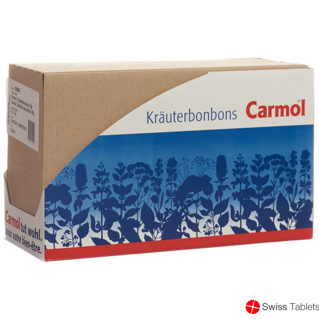 Carmol Kräuterbonbons 12 Beutel 75g buy online