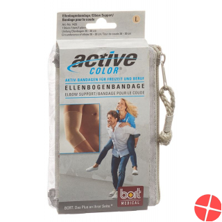 Bort Aktive Color Ellenbogenbandage Grösse L +28cm Hautfarbig