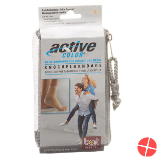Bort Aktive Color Knöchelbandage Grösse L +23cm Beige