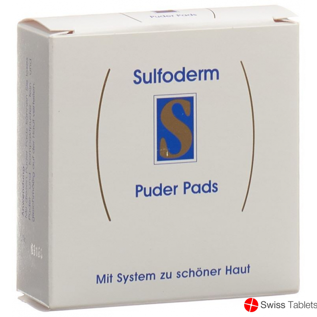 Sulfoderm S Puder Pads 3 Stück buy online