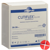 Cutiflex Square Folienpflaster 38x38mm 100 Stück