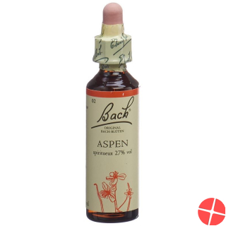 Bachblüten Aspen Nr. 2 Flüssig 20ml