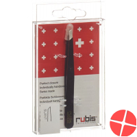 Rubis Bz Classic Pinzette Schräg Schwarz 6613