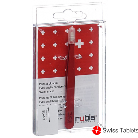 Rubis Bz Classic Pinzette Schräg Rot 6613 buy online Rubis Bz Classic Pinzette Schräg Rot 6613 buy online