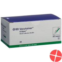 Vacutainer Eclipse Kanüle 21g 0.8x32mm Grün 48 Stück