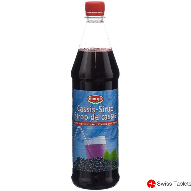 Morga Cassis Sirup mit Fruchtzucker Petflasche 7.5dl buy online