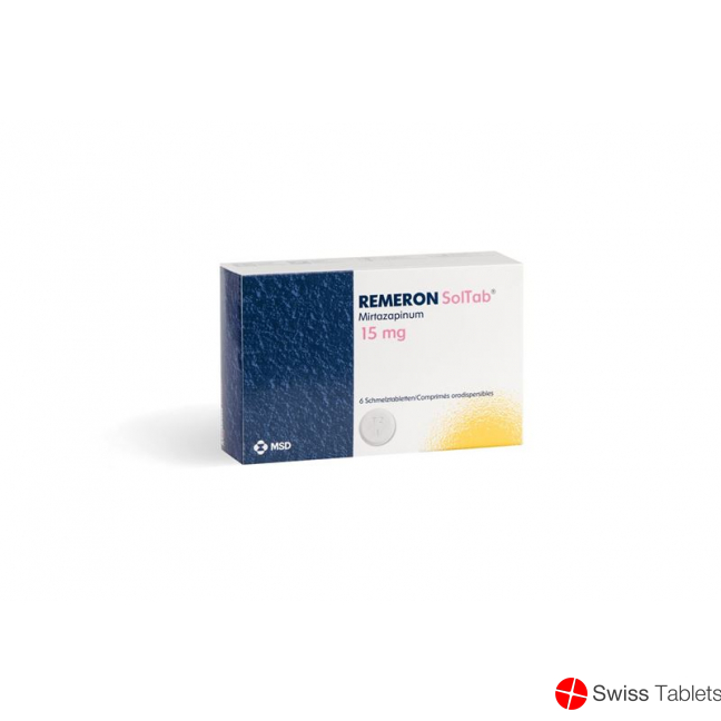 Remeron Soltab Schmelztabletten 15mg 6 Stück buy online