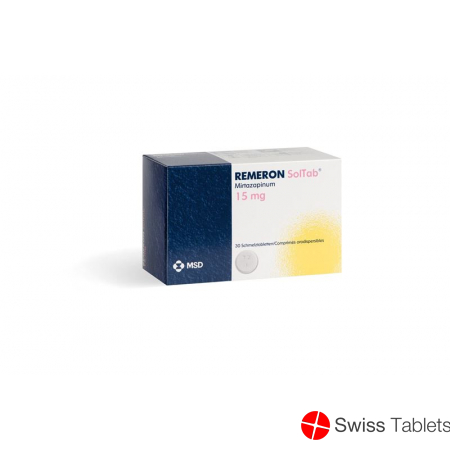 Remeron Soltab Schmelztabletten 15mg 30 Stück buy online