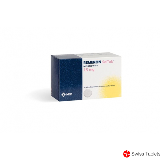 Remeron Soltab Schmelztabletten 15mg 30 Stück buy online