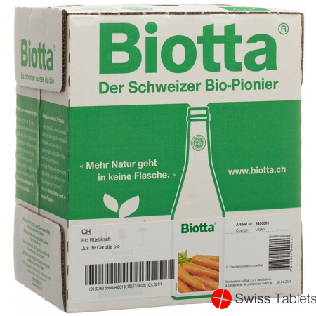 Biotta Bio Rüebli Flasche 5dl buy online