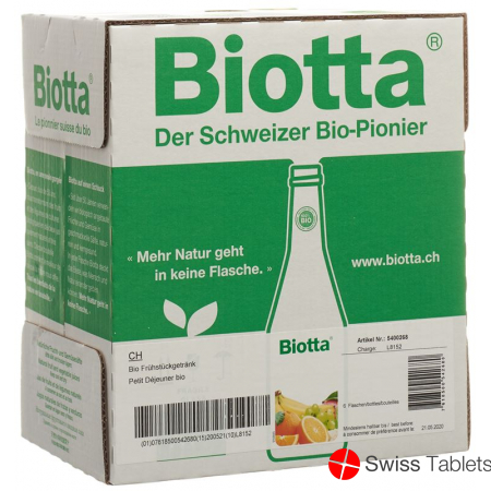 Biotta Bio Frühstück 6 Flaschen 5dl buy online