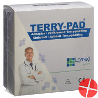 Lomed Terry Pad 8cmx4mx2mm Weiss Selbstkleb Rolle Lomed Terry Pad 8cmx4mx2mm Weiss Selbstkleb Rolle