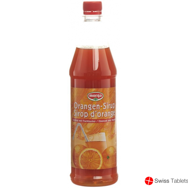 Morga Orangen Sirup mit Fruchtzucker Petflasche 7.5dl buy online