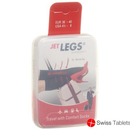 Jet Legs Travel Socks Grösse 36-40 Navy 1 Paar buy online