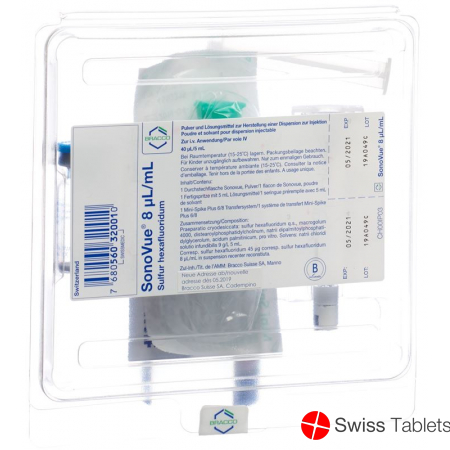 Sonovue Trockensubstanz C Solv Injektionskit buy online