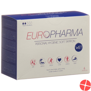 Europharma Hygienic Tampons 6 Stück