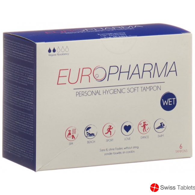 Europharma Hygienic Tampons 6 Stück buy online